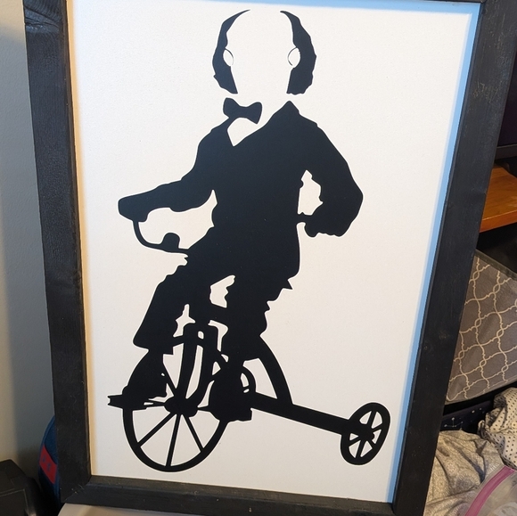 Other - Saw Movie Art on White Canvas